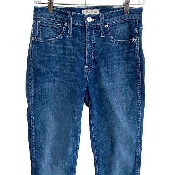 Madewell Jeans Slim Straight Jeans Raw-Hem Edition 27T - Picture 6 of 14